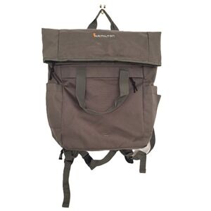 Hamilton Backpack Waterproof Satchel Convertible Travel Gray Minimalist Laptop